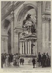 Das Denkmal des Herzogs von Wellington in der St. Paul